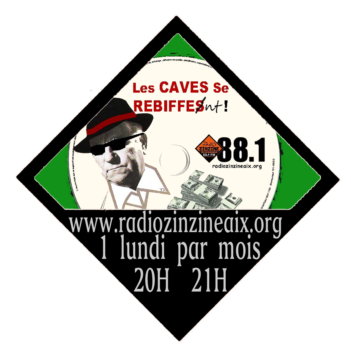 logo les caves losange